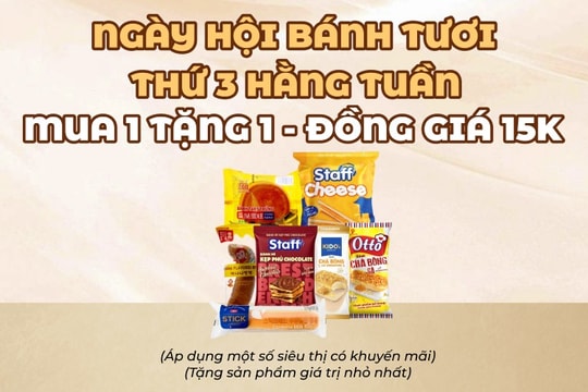 Mẹo săn bánh tươi đồng giá chỉ từ 5.000 đồng tại Bách hóa XANH mỗi thứ 3 hàng tuần