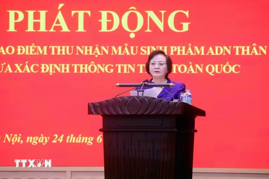 Phát động triển khai cao điểm thu nhận mẫu sinh phẩm ADN thân nhân liệt sĩ