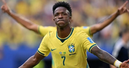 Vinicius Junior lập kỷ lục lịch sử tại World Cup 2026 khi Brazil đè bẹp Scotland