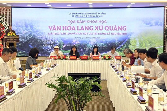 Bảo tồn, phát huy giá trị văn hóa làng xứ Quảng trong bối cảnh đô thị hóa