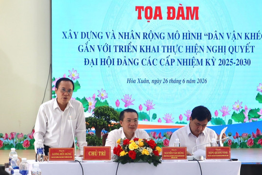 Phường Hòa Xuân bàn giải pháp nhân rộng và nâng cao chất lượng mô hình “Dân vận khéo”
