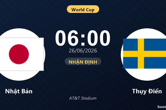 Trực tiếp Nhật Bản vs Thụy Điển: Nhận định, đội hình dự kiến
