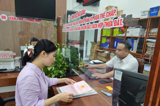 Tạo bước ngoặt trong giải quyết thủ tục đất đai