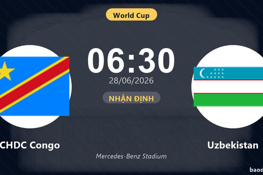 Trực tiếp CHDC Congo vs Uzbekistan: Nhận định, đội hình dự kiến
