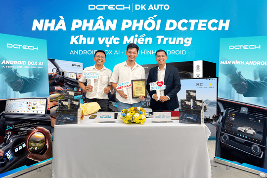DK AUTO đồng hành cùng DCTECH lan tỏa giải pháp công nghệ ô tô đến khách hàng miền Trung