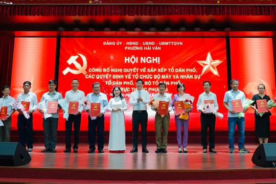 Phường Hải Vân kiện toàn 29 chi bộ, 108 cấp ủy viên sau sắp xếp