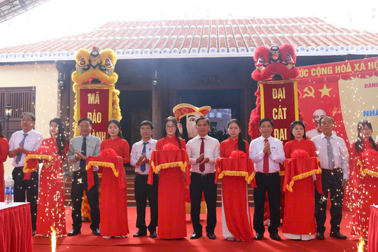 Khánh thành Nhà lưu niệm chí sĩ Trần Quý Cáp