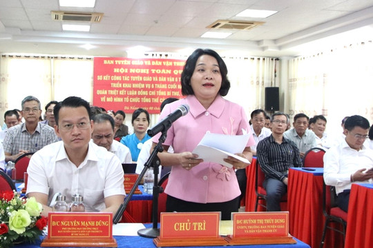 Ngành Tuyên giáo và Dân vận phải “đi trước, mở đường”