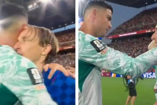 Ronaldo ôm chặt Luka Modric: Khoảnh khắc bi tráng khép lại một kỷ nguyên tại World Cup 2026