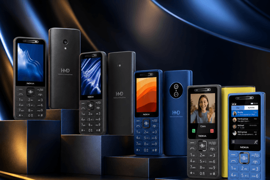 Nokia trang bị nút bấm AI chuyên dụng cho 4 mẫu điện thoại phổ thông mới