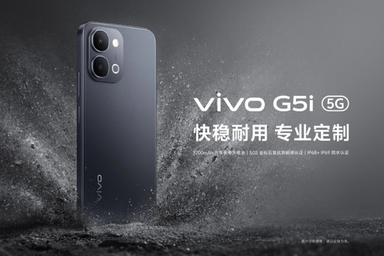 vivo G5i và vivo G5z trình làng: Pin 7,200 mAh và chuẩn kháng nước IP69 siêu bền