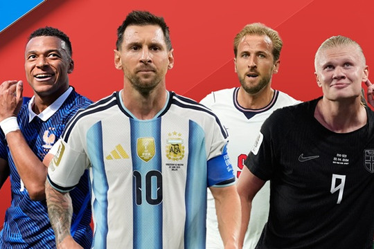 Cuộc đua Chiếc giày vàng World Cup 2026: Messi, Mbappe và Haaland tạo thế tam mã lịch sử