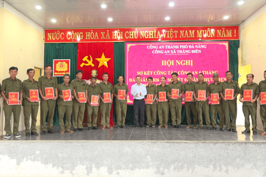 Thăng Điền kiện toàn 12 Tổ an ninh trật tự cơ sở