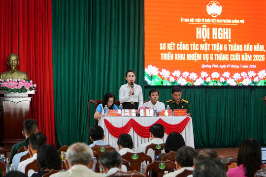 Phường Quảng Phú vận động Quỹ Vì người nghèo gần 305 triệu trong 6 tháng