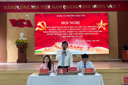 Phường Hải Vân dẫn đầu thành phố về chỉ số phục vụ người dân và doanh nghiệp
