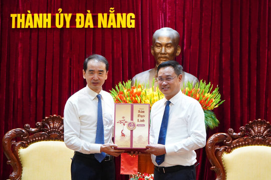 Da Nang Party Secretary receives Chinese Ambassador to Vietnam