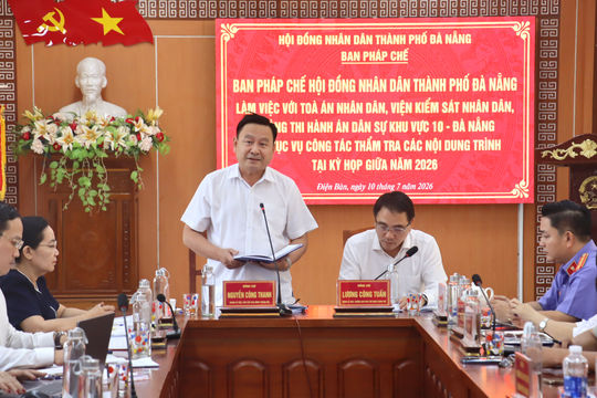 Khảo sát công tác phối hợp giữa các cơ quan tư pháp khu vực 10 với chính quyền địa phương