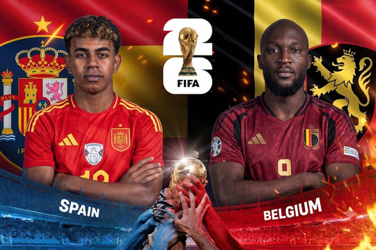 Tứ kết World Cup 2026: Tây Ban Nha đối đầu Bỉ - Bài kiểm tra cực đại cho hàng thủ chưa từng thủng lưới