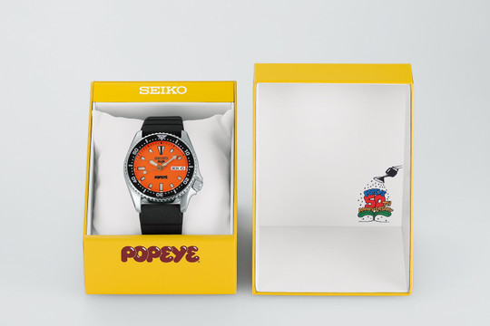 Seiko 5 Sports x Popeye HDB013: Mẫu đồng hồ cơ giới hạn mang hơi thở thập niên 80