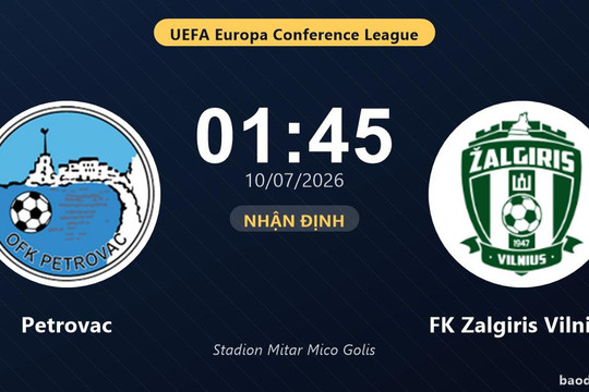 Nhận định Petrovac vs FK Zalgiris Vilnius: đội hình dự kiến