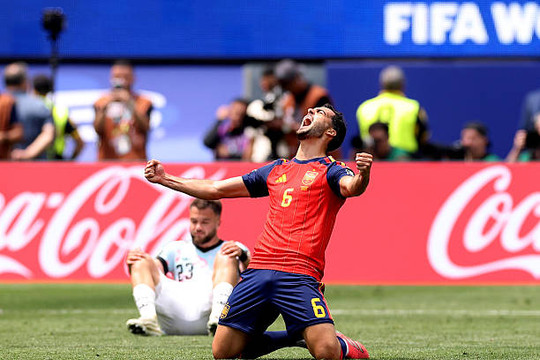 Tây Ban Nha hạ Bỉ 2-1 tại Tứ kết World Cup 2026: Đẳng cấp Rodri và cái duyên Mikel Merino