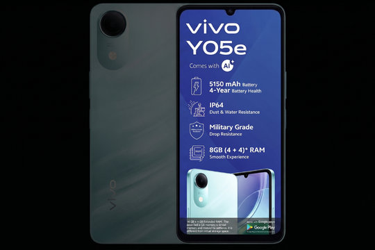 vivo Y05e ra mắt: Smartphone giá 3.5 triệu sở hữu độ bền chuẩn quân đội và pin 5150 mAh