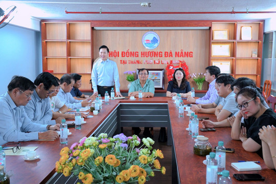 Hội đồng hương Đà Nẵng tại Thành phố Hồ Chí Minh gặp mặt đoàn công tác phường Tam Kỳ