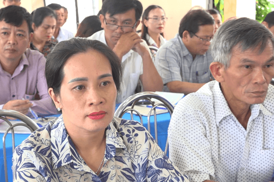 Thăng Điền bồi dưỡng kiến thức quốc phòng, an ninh cho 60 người