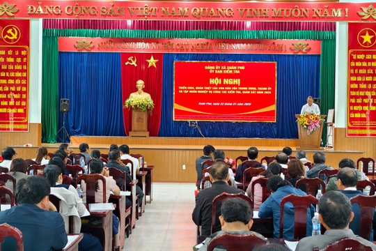 Công tác kiểm tra, giám sát và thi hành kỷ luật của Đảng tại Đảng bộ xã Xuân Phú: Kiểm tra đi trước, giám sát thường xuyên
