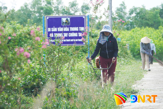 Xã Đồng Dương đồng loạt ra quân làm sạch môi trường
