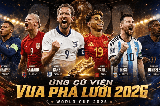 Cuộc đua Vua phá lưới World Cup 2026: Messi dẫn đầu, Kane và Bellingham lỡ cơ hội bứt phá