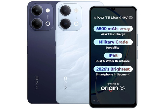 Cận cảnh vivo T5 Lite 5G: Pin 6500 mAh và độ bền chuẩn quân đội trong tầm giá 5 triệu đồng