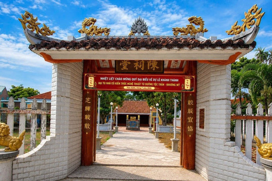 Khánh thành di tích Nhà cổ từ đường tộc Trần tại xã Tam Xuân