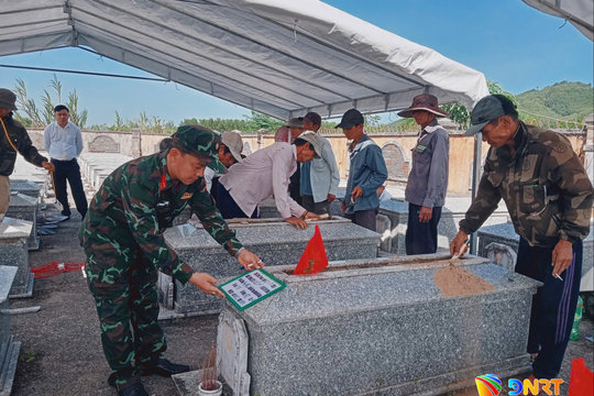 Xã Quế Sơn Trung triển khai lấy mẫu, xác định danh tính 1.647 hài cốt liệt sĩ
