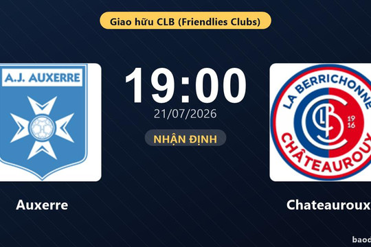 Trận Auxerre vs Chateauroux bị hủy