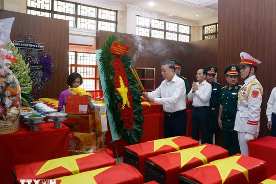 Thư của Tổng Bí thư, Chủ tịch nước Tô Lâm nhân dịp kỷ niệm 79 năm Ngày Thương binh - Liệt sĩ