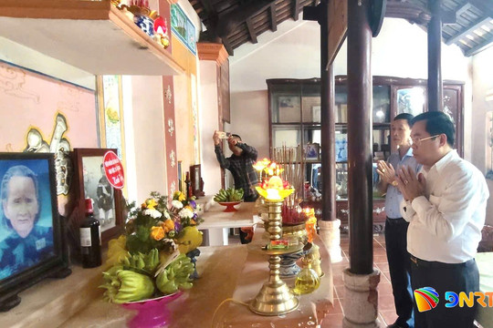 Đại biểu Quốc hội Vương Quốc Thắng tri ân các anh hùng liệt sĩ, Mẹ Việt Nam Anh hùng