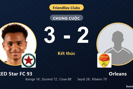 RED Star FC 93 ngược dòng hạ Orleans trong trận cầu rượt đuổi