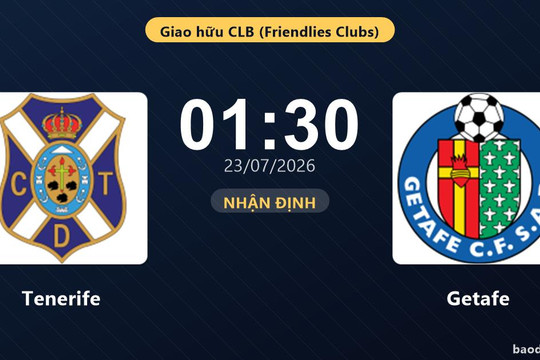 Nhận định Tenerife vs Getafe: đội hình dự kiến