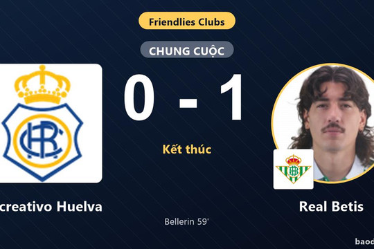 Real Betis tạo khác biệt, Recreativo Huelva trắng tay ở Club Friendlies