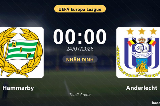 Nhận định Hammarby vs Anderlecht: đội hình dự kiến
