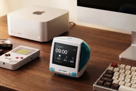 RayCue TimeCapsule G3: Tái hiện huyền thoại iMac G3 thành đồng hồ báo thức và trợ lý AI