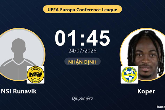 Nhận định NSI Runavik vs Koper: đội hình dự kiến