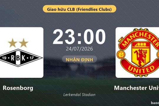 Nhận định Rosenborg vs Manchester United: đội hình dự kiến