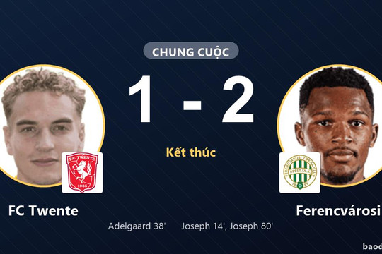 Ferencvárosi đánh bại FC Twente, chủ nhà gục ngã tại De Grolsch Veste