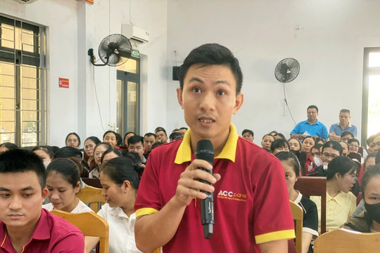 Liên đoàn Lao động thành phố Đà Nẵng lắng nghe tâm tư, nguyện vọng người lao động