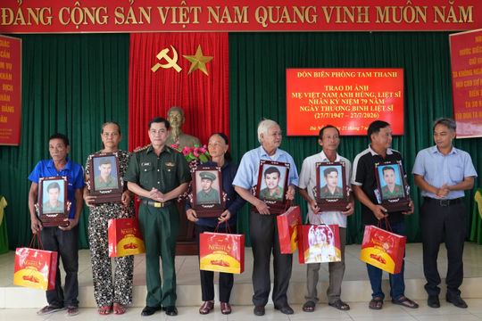 Đồn Biên phòng Tam Thanh: Lan tỏa các hoạt động an sinh xã hội và đền ơn đáp nghĩa