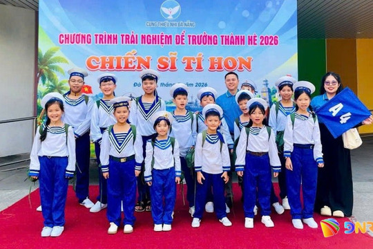 Hơn 50 thiếu nhi Đà Nẵng tham gia chương trình trải nghiệm hè "Chiến sĩ tí hon"