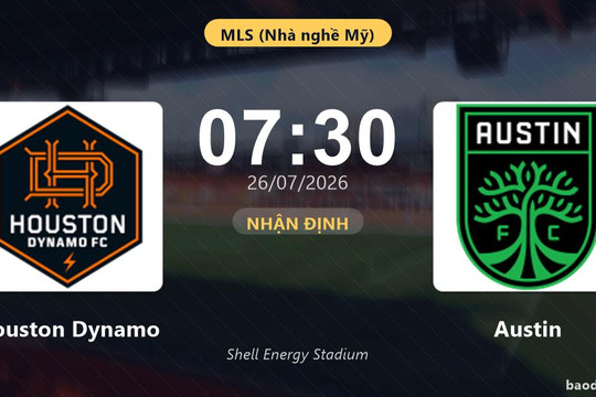 Nhận định Houston Dynamo vs Austin: đội hình dự kiến