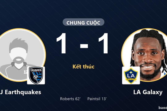 SJ Earthquakes giành vé vòng 1/16, LA Galaxy vẫn phải chờ
